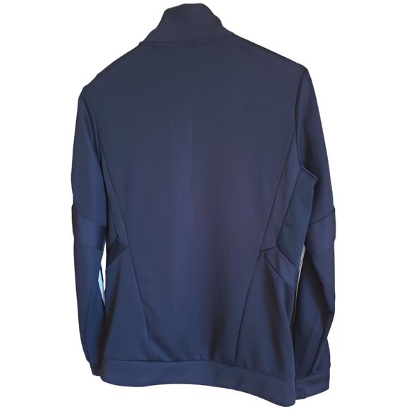 Adidas Women's Climalite Textured Sweatshirt Full Zip Black Medium - Picture 9 of 9